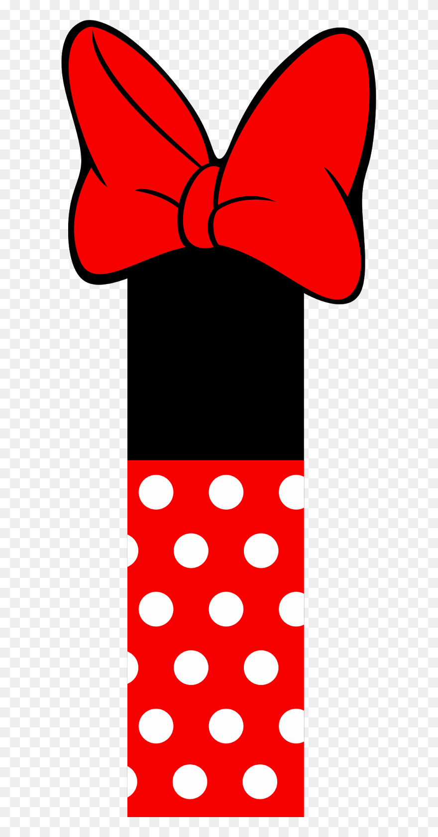 Minnie Mouse Letter Clipart