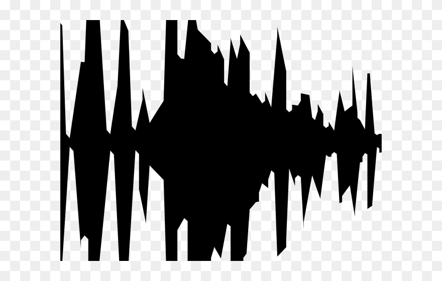 Sound Wave Clipart Black And White - Soundwave Clipart - Png Download