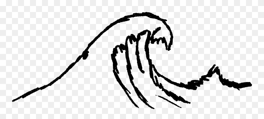 Drawings Of A Wave Clipart