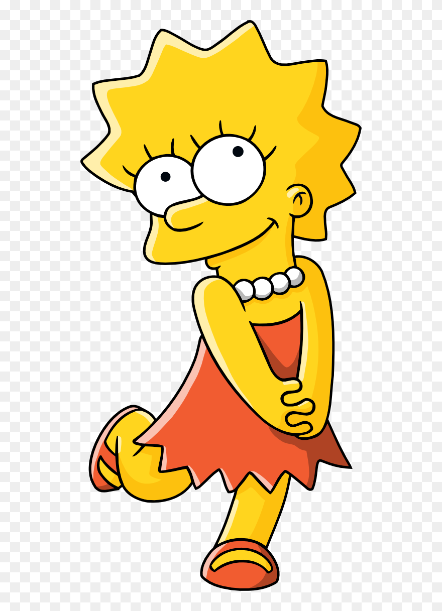 Lisa Simpson Homer Simpson Bart Simpson Marge Simpson - Lisa Simpson Transparent Clipart