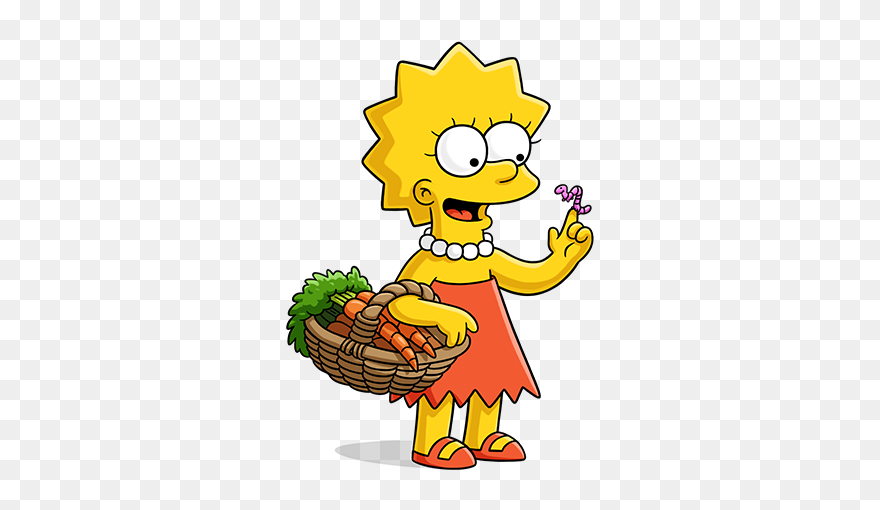 Lisa Simpson World On - Lisa Simpson Hd Clipart