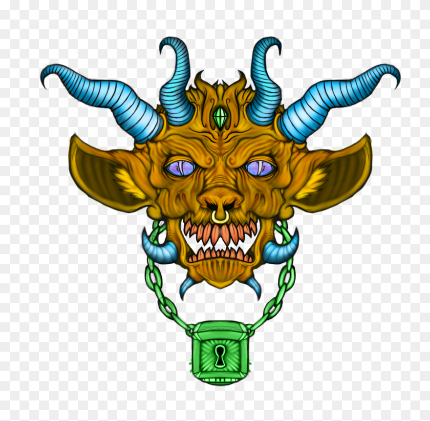 Demon Clipart Supernatural Symbol - Illustration - Png Download