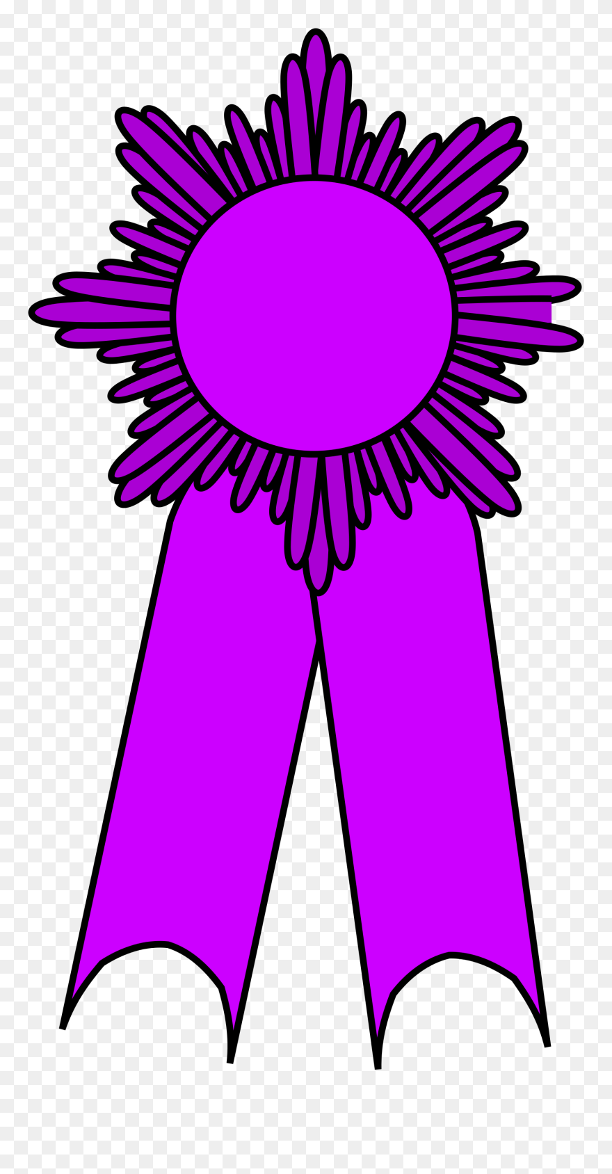 Medallion Svg Clip Arts - Ribbons For Awards For Girl Scouts - Png Download