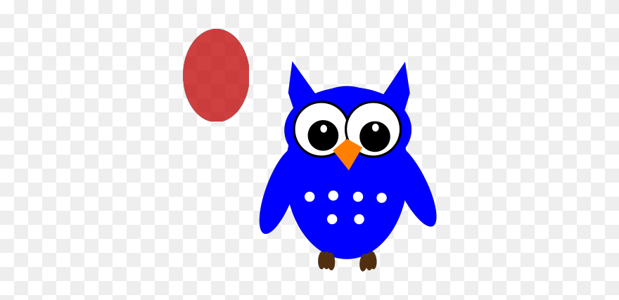 Blue Owl Svg Clip Arts - Clip Art - Png Download