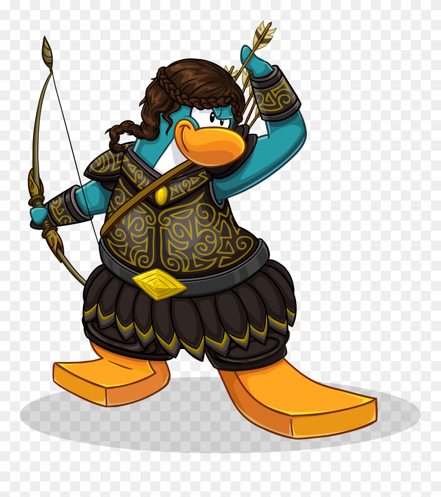 Club Penguin Wiki - Club Penguin Bow And Arrow Clipart