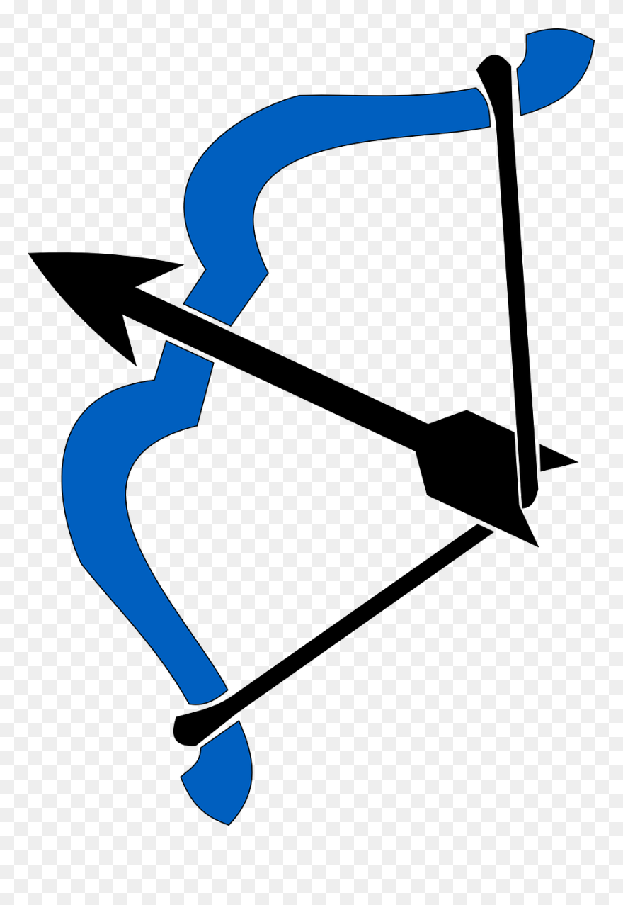 Bow Arrow Shaft Free Photo - Bow And Arrow Clip Art - Png Download