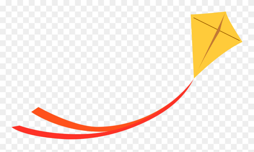 Wind Blowing A Kite Clip Art - Png Download