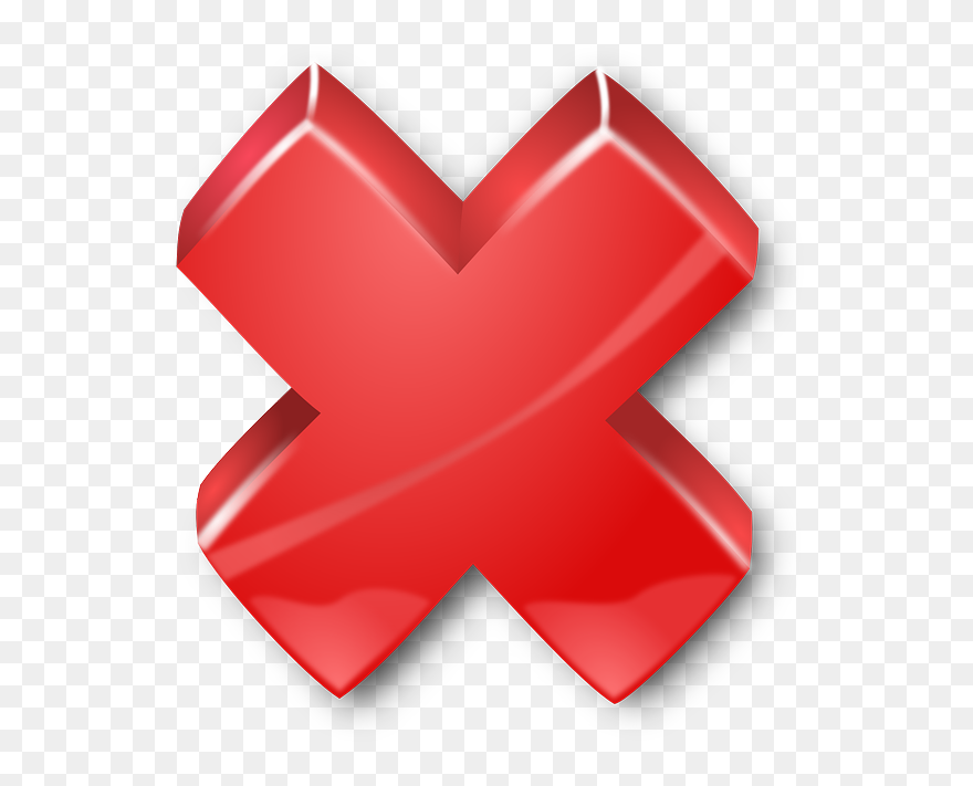 Uploaded By Cmoneyspinner - Red Cross Green Tick Clipart