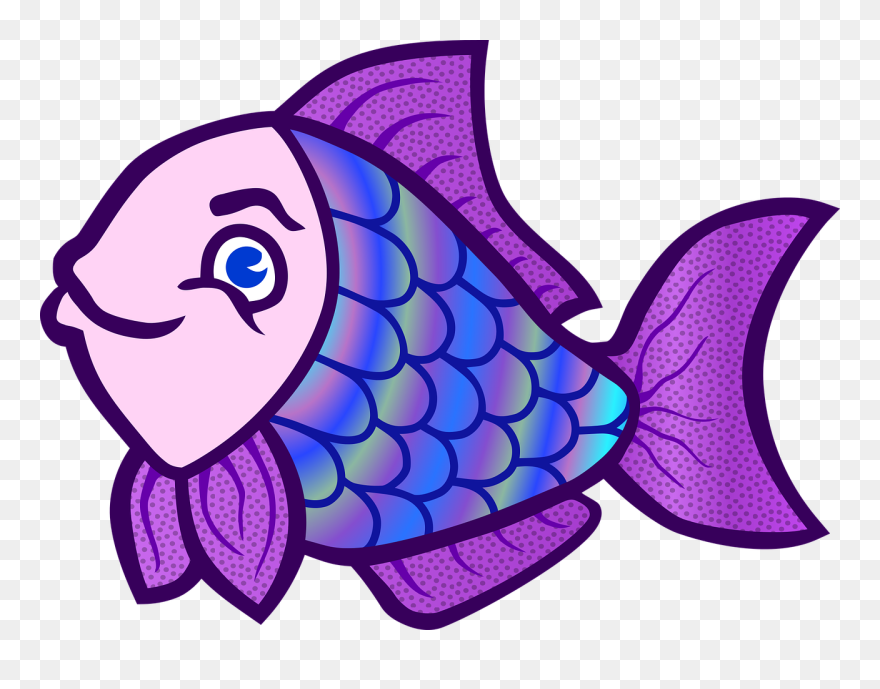 Fish - Coloured Clipart - Png Download