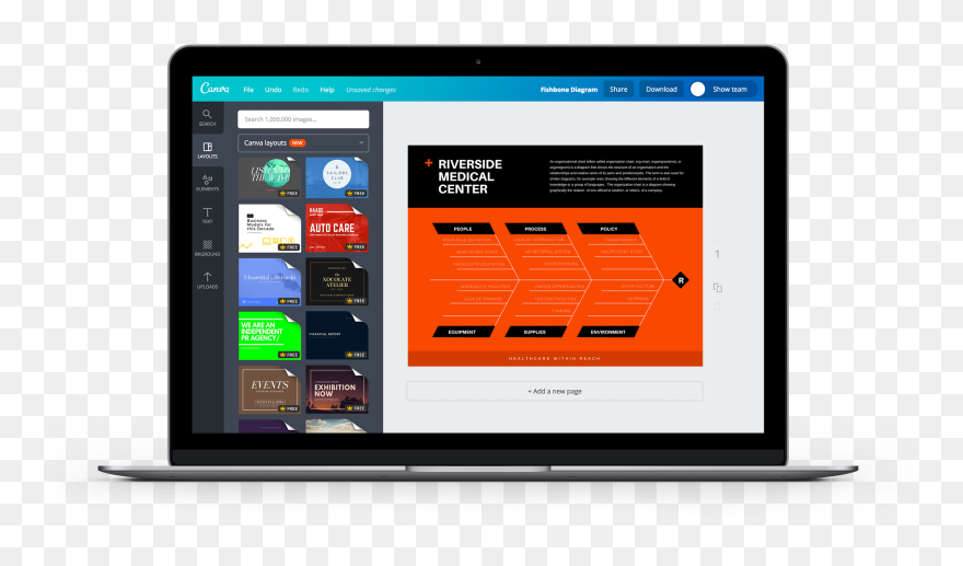 Free Online Fishbone Diagram Maker Design A Custom - Swot Analysis Template Canva Clipart