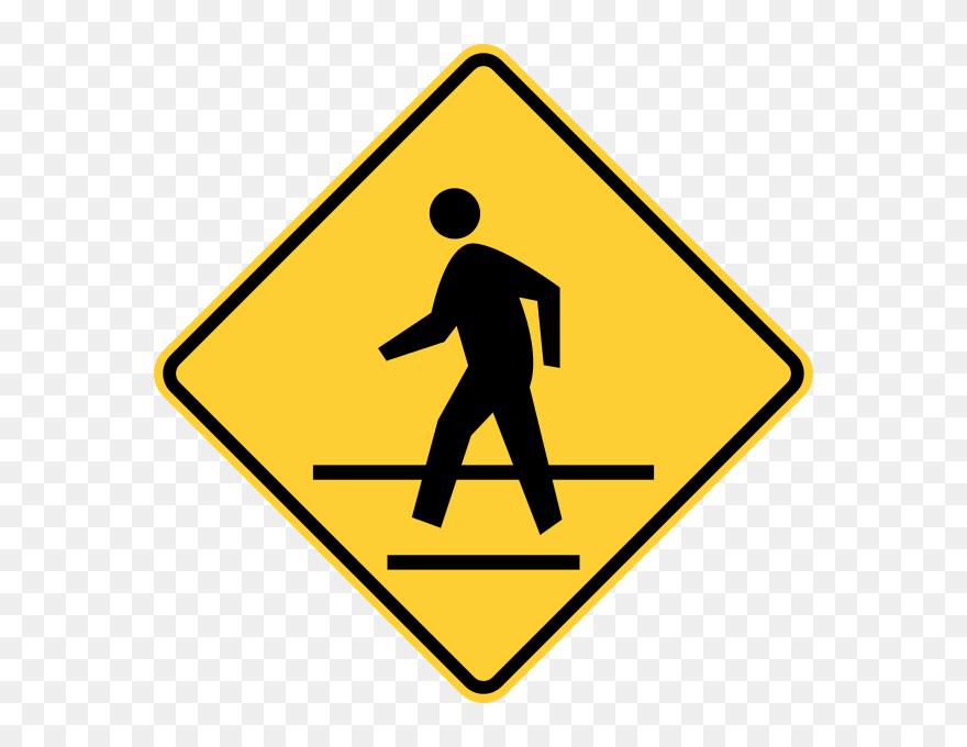 Safety Reminder Use Designated Crosswalks - Bazaar Vcs Clipart