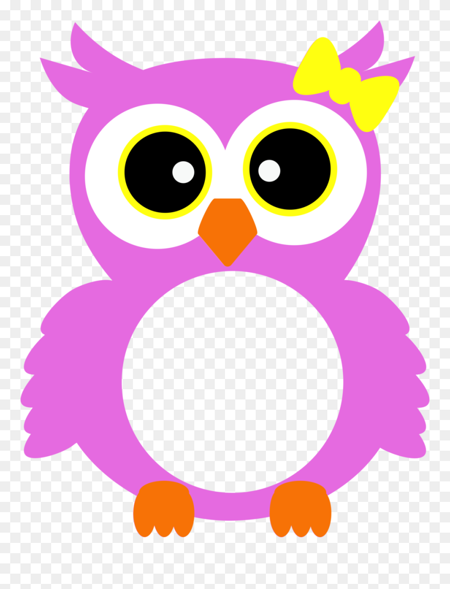 Owl Monogram Clipart Picture Library Download Owl- - Owl Monogram Blank - Png Download