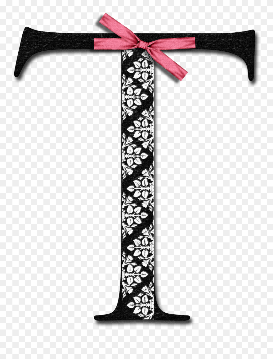 Letter T Girly Clipart