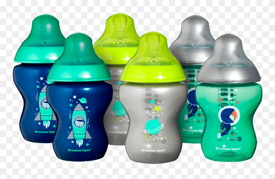 Decorated Tommee Tippee Bottles Clipart