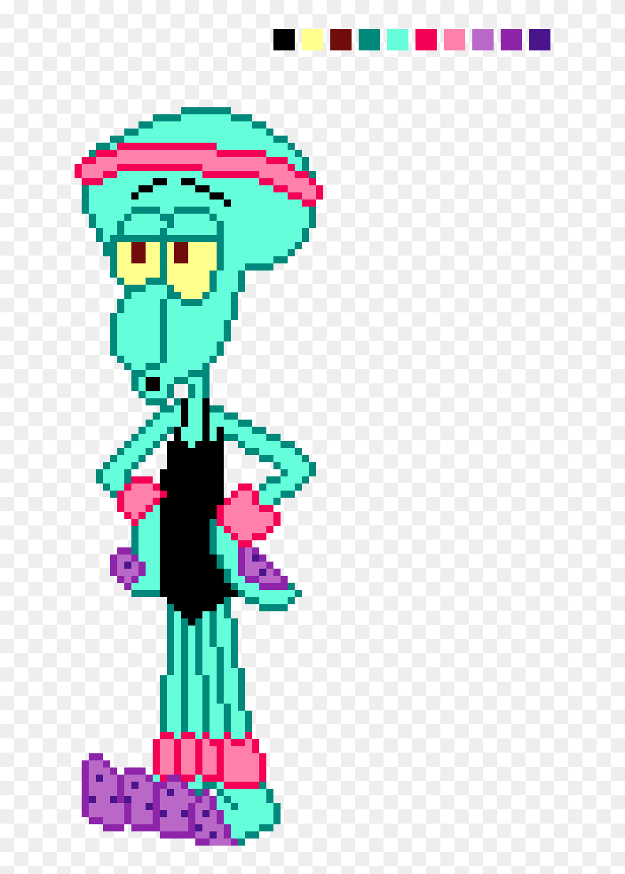 Patrick Spongebob Pixel Art Clipart