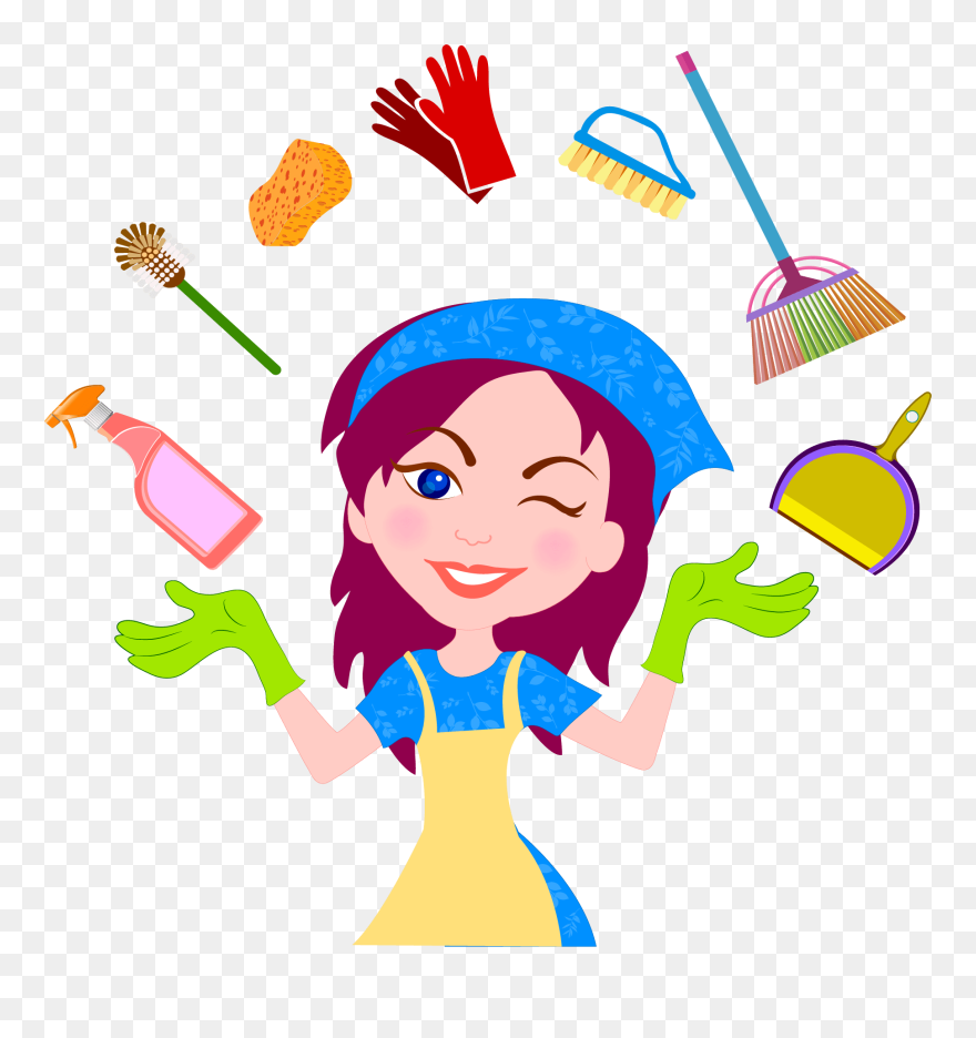 Cartoon Cleaning Png Clipart