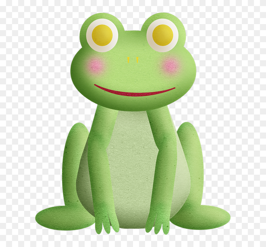 Desenho Sapo Cor De Rosa Clipart