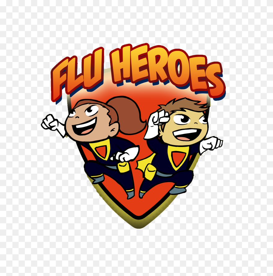 Transparent Vaccine Clipart - Flu Heroes - Png Download
