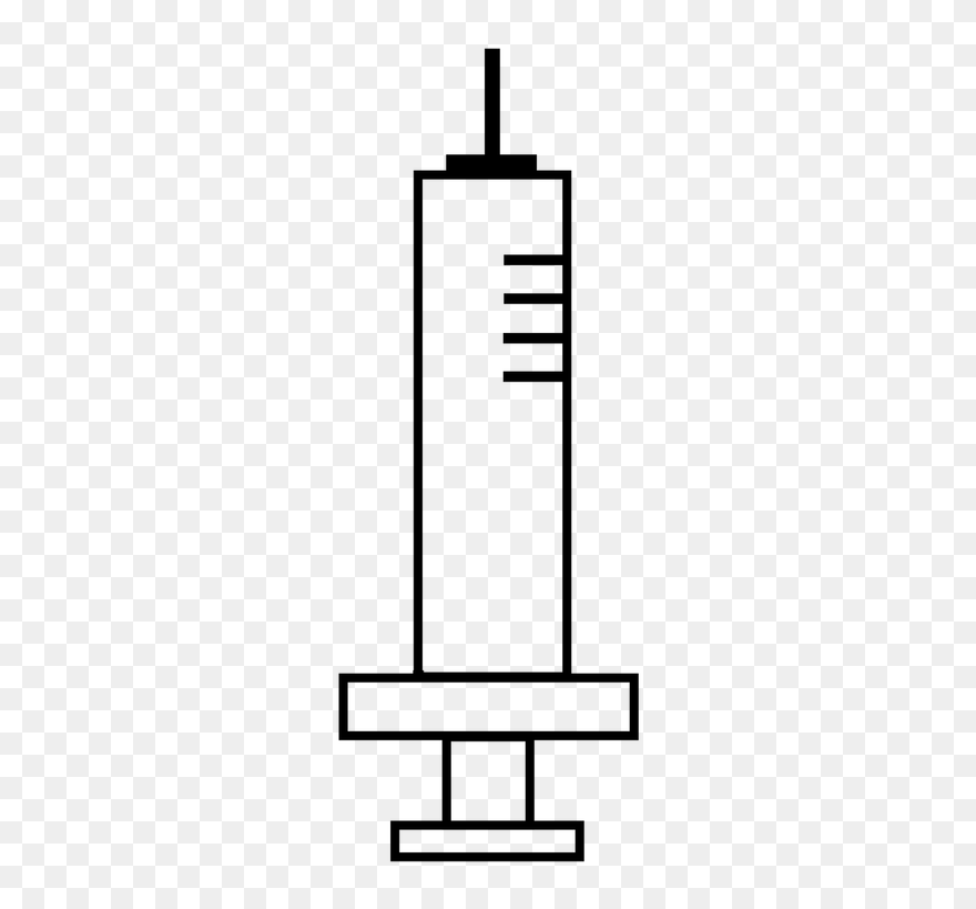 The Syringe The Doctor Medical - Jeringa De Doctor Dibujo Clipart