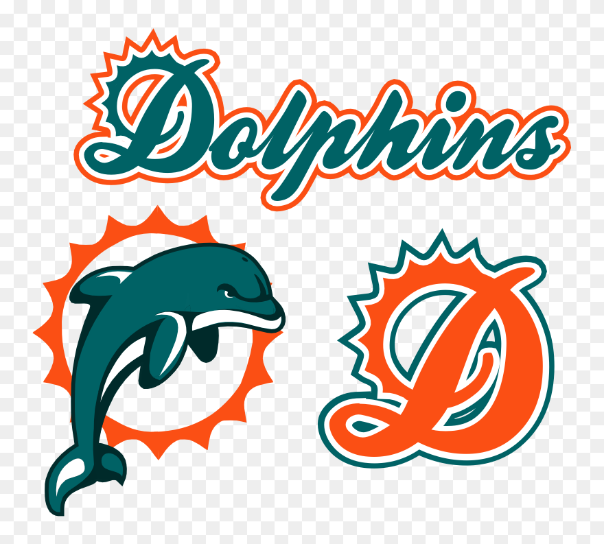 Dolphin Clipart Dolphin Miami Logo - Vector Miami Dolphins Logo - Png Download