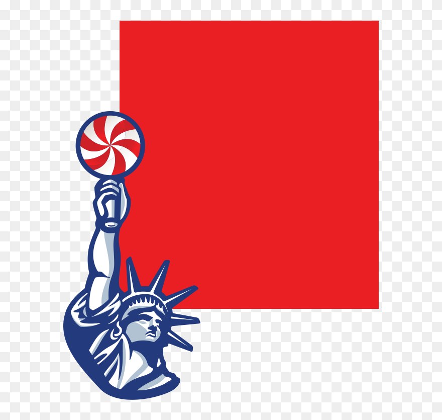 Americano Goodies Liberty And Red Box - Illustration Clipart