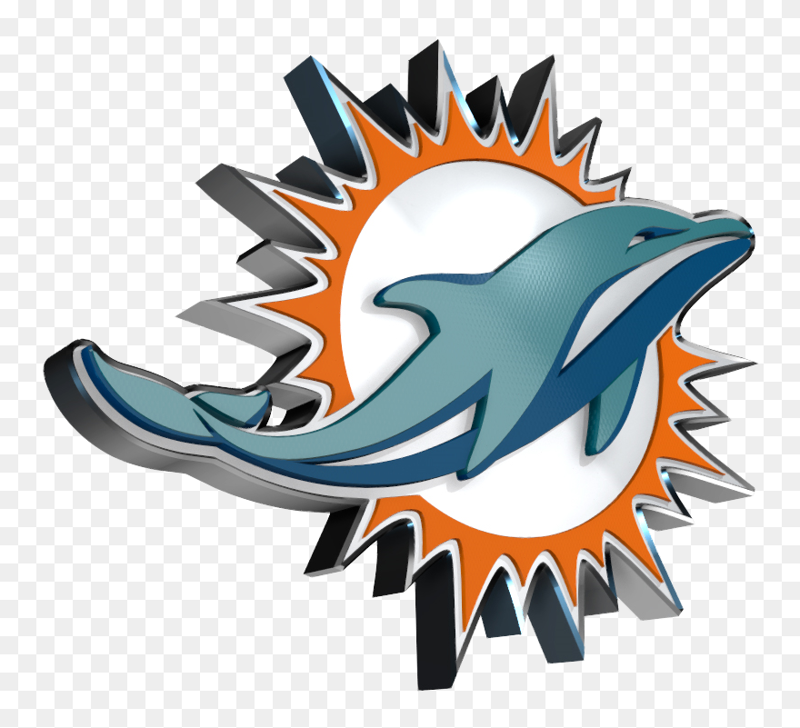 Miami Dolphins, $2 Clipart