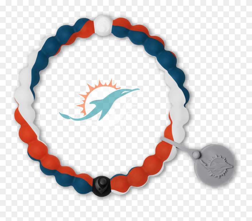 Miami Dolphins Lokai - Miami Dolphins Lokai Bracelet Clipart
