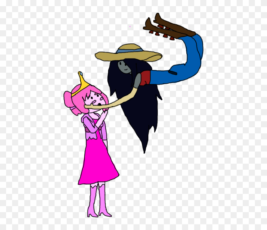 Transparent Princess Bubblegum And Marceline By Veronica-sullivan - Princess Bubblegum And Marceline Transparent Clipart