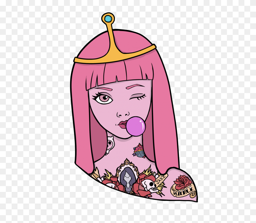 Princess Bubblegum Portrait By Guiganoide Features - Prinzessin Bubblegum Adventure Tome Clipart