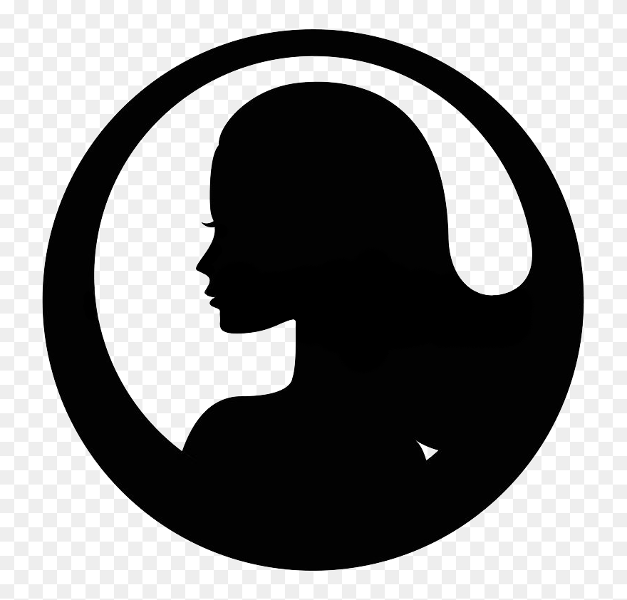 Royalty-free Silhouette Woman - Face Woman Silhouette Vector Clipart