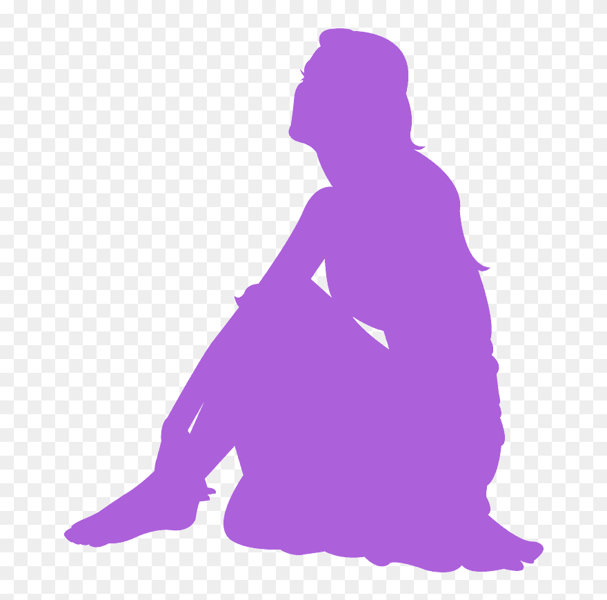 Silhouette Looking Up Png Clipart