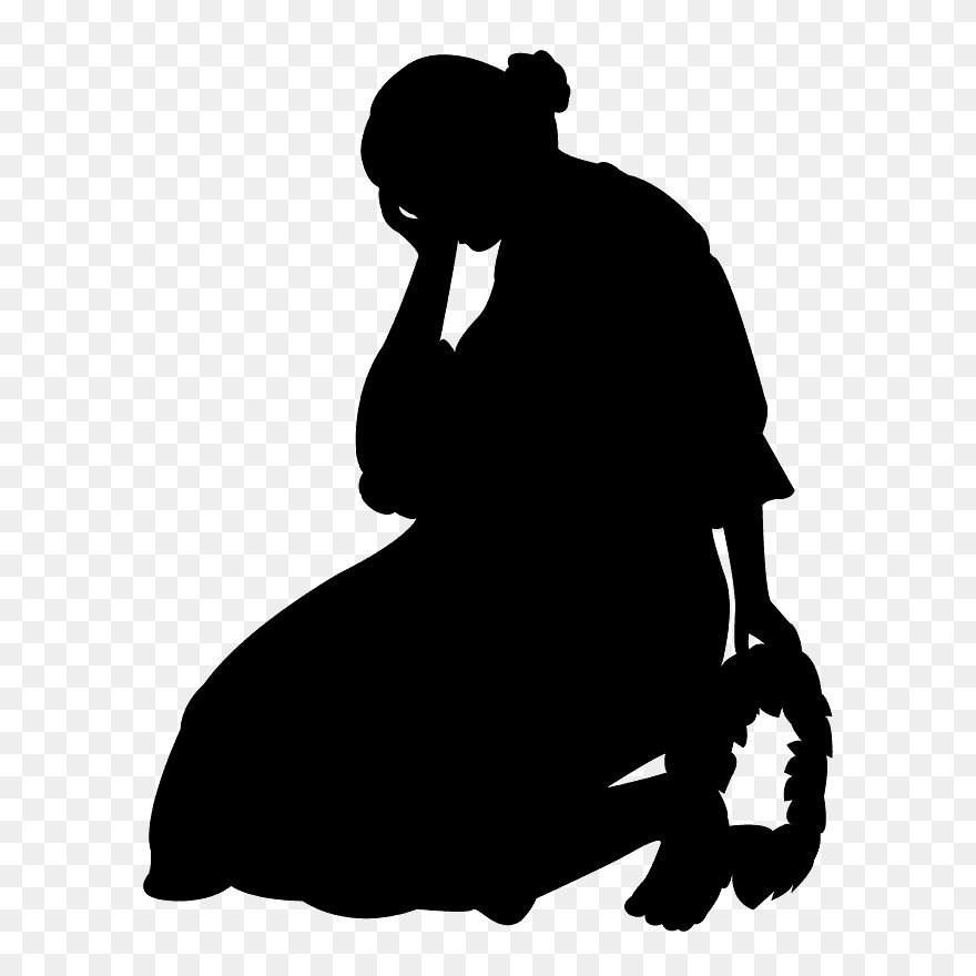 Dancing Bride And Groom Silhouette Clipart
