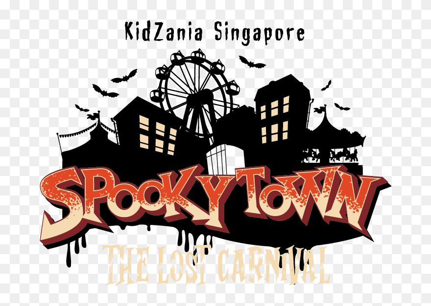 Spooky Town Logo Clipart