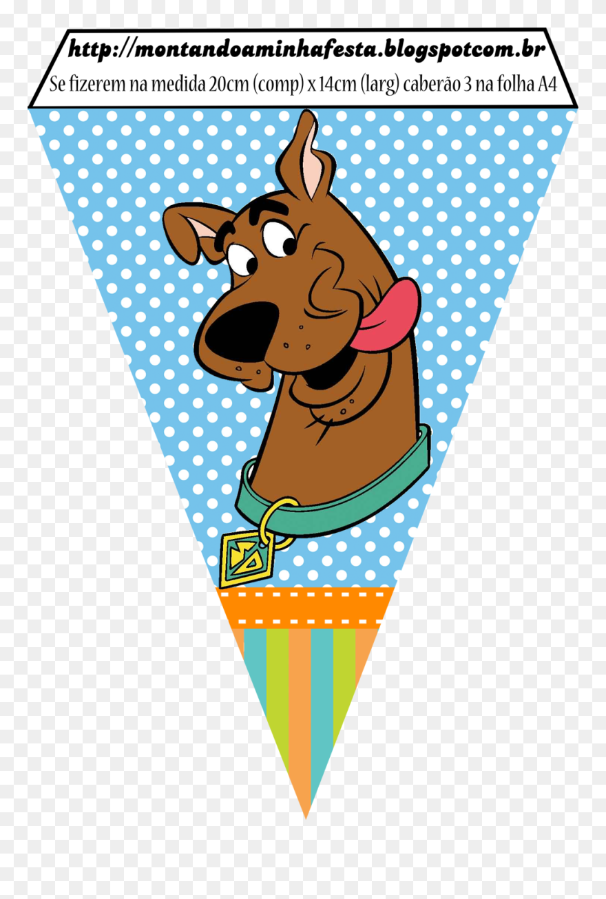 Bandeirola Scooby Doo Clipart