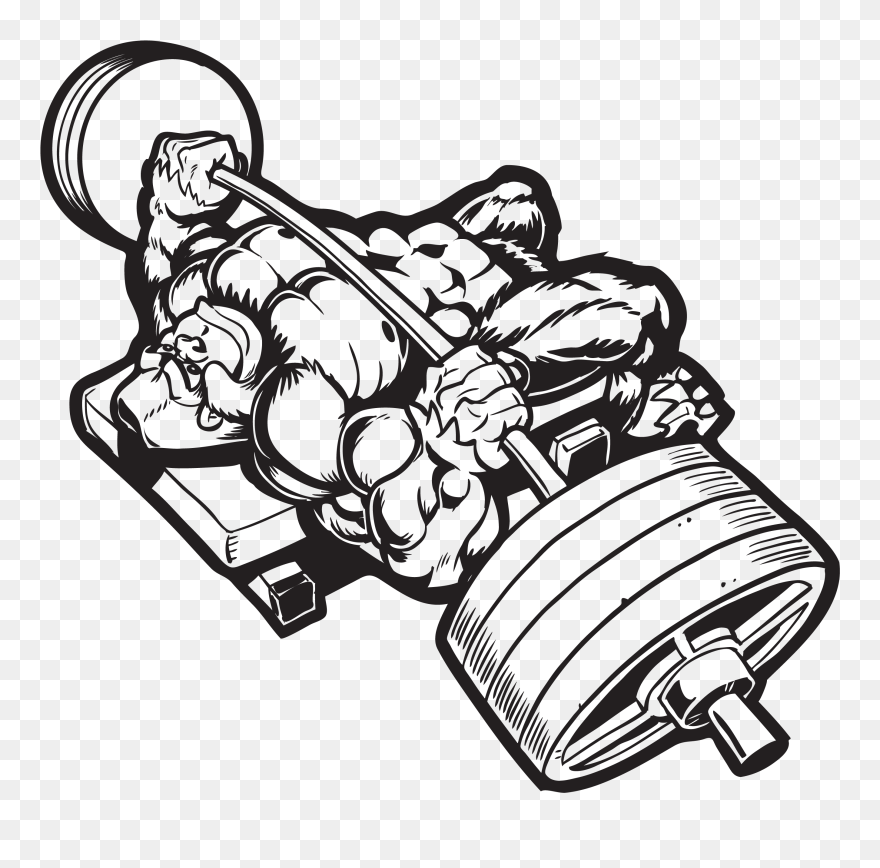 Drawing Gorilla Robot - Bodybuilding Gorilla Clipart