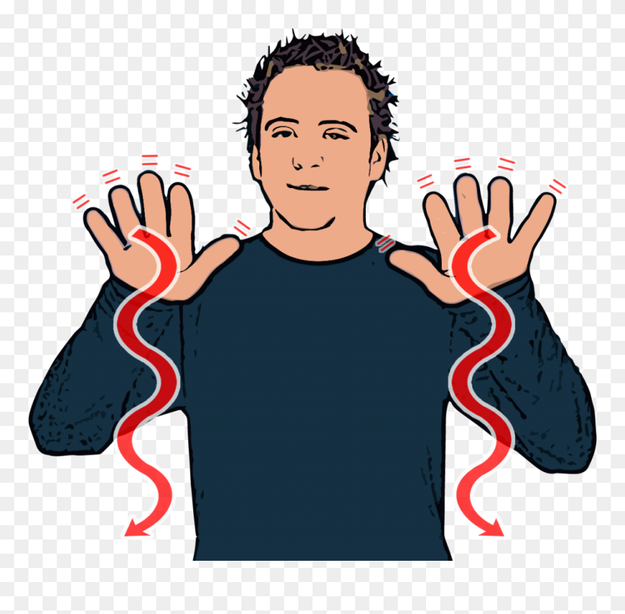 Winter In Sign Language Clipart