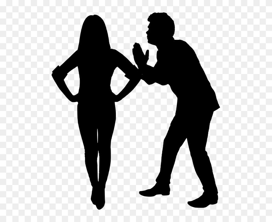 Transparent Couple Silhouette Png - Apologize Png Clipart