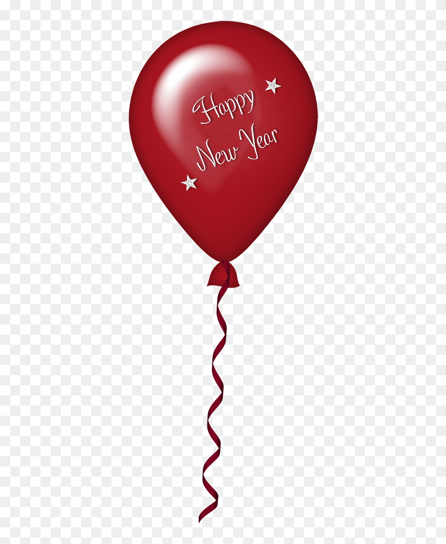 Happy New Year Balloon Png Clipart