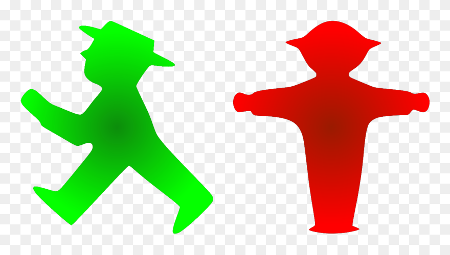 Berlin Traffic Light Man Clipart