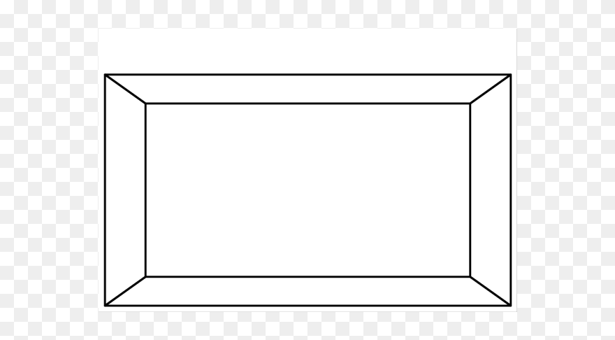 Simple Frame Black Png Icons - Line Art Clipart