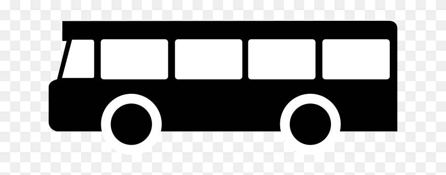 Bus Red Circle Sign Clipart
