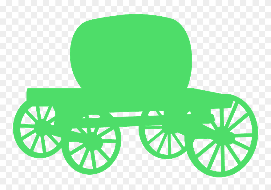 Cinderella Carriage Monogram Clipart