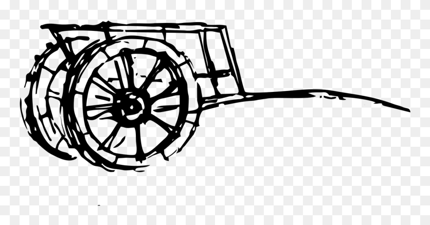 Wagon Cart Hand-drawn Free Photo - Hand Drawn Wagon Clipart