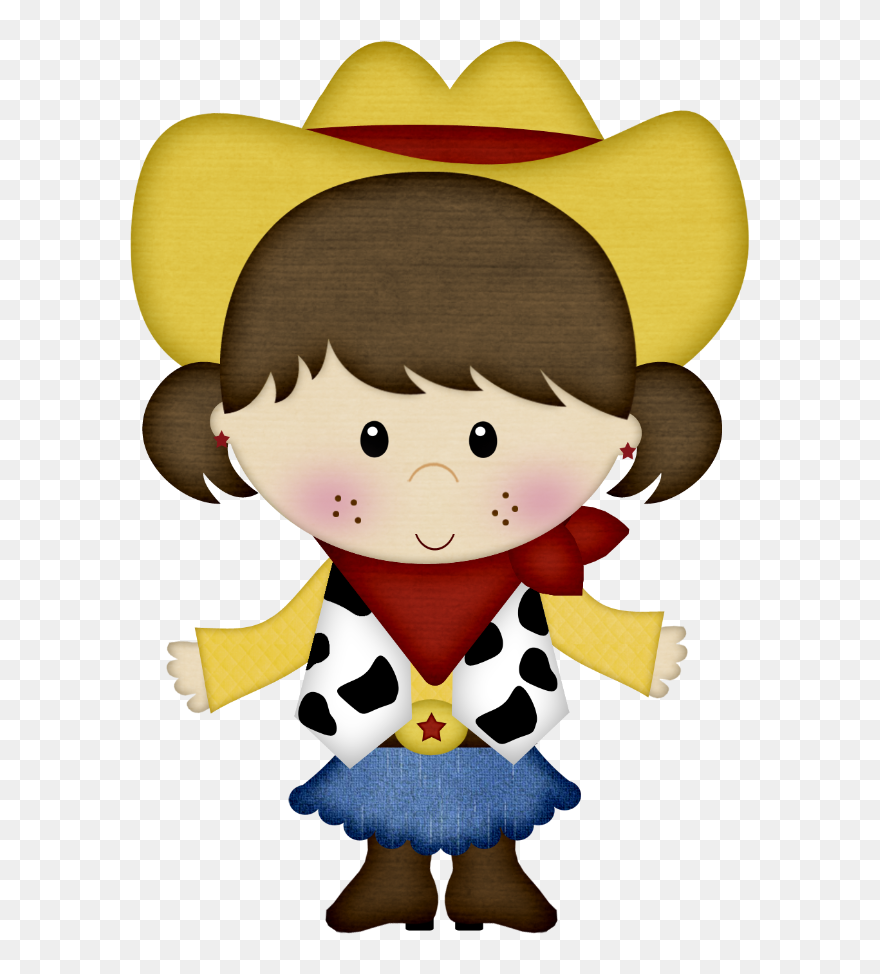 Cowgirl Party Cartoons Clipart