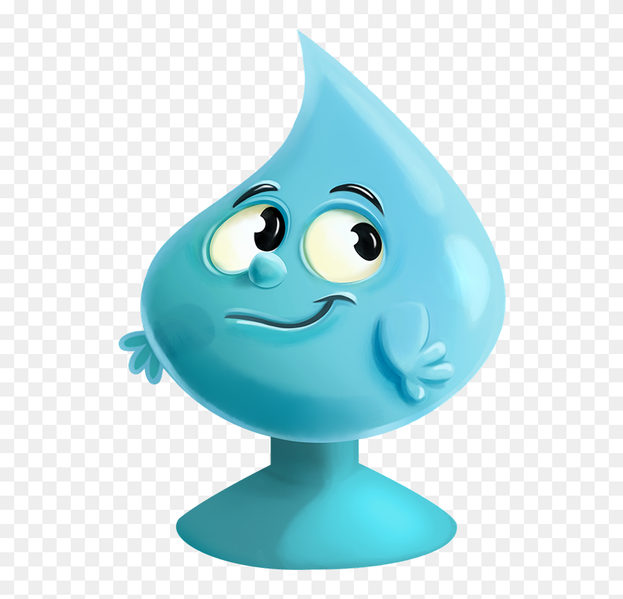 Wally Water@0 - 1x - Coles Stikeez Wendy Water Clipart