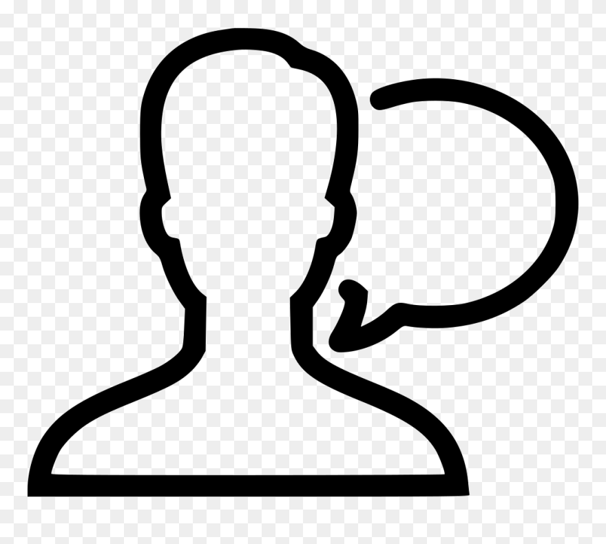 Speak Clipart Black And White Transparent , Png Download - Speaking Clipart Black And White Transparent