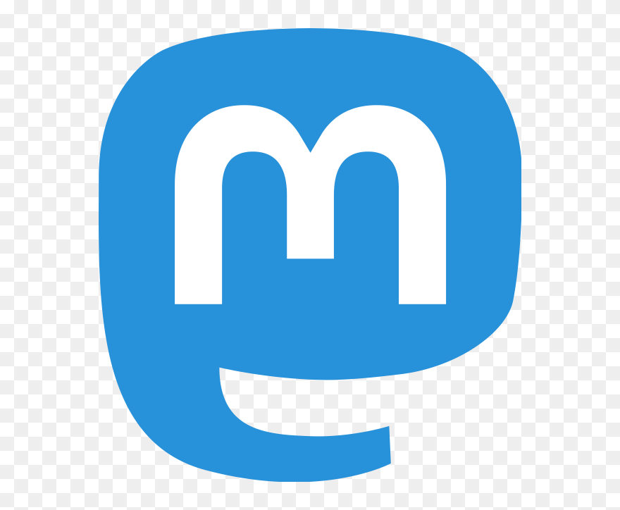 Mastodon Social Logo Clipart