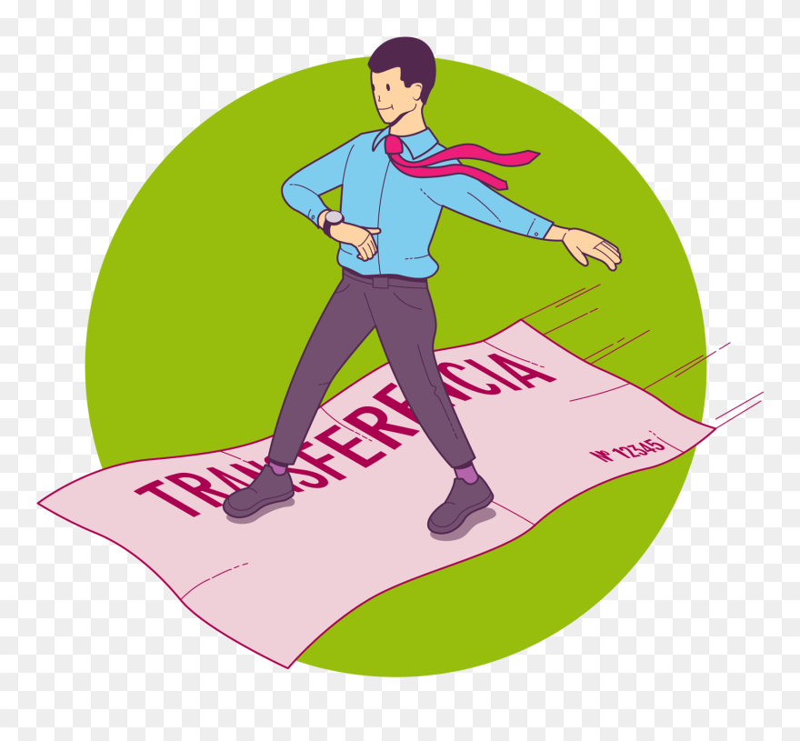 ¿cuánto Tarda En Hacerse Efectiva Una Transferencia - Surfing Clipart