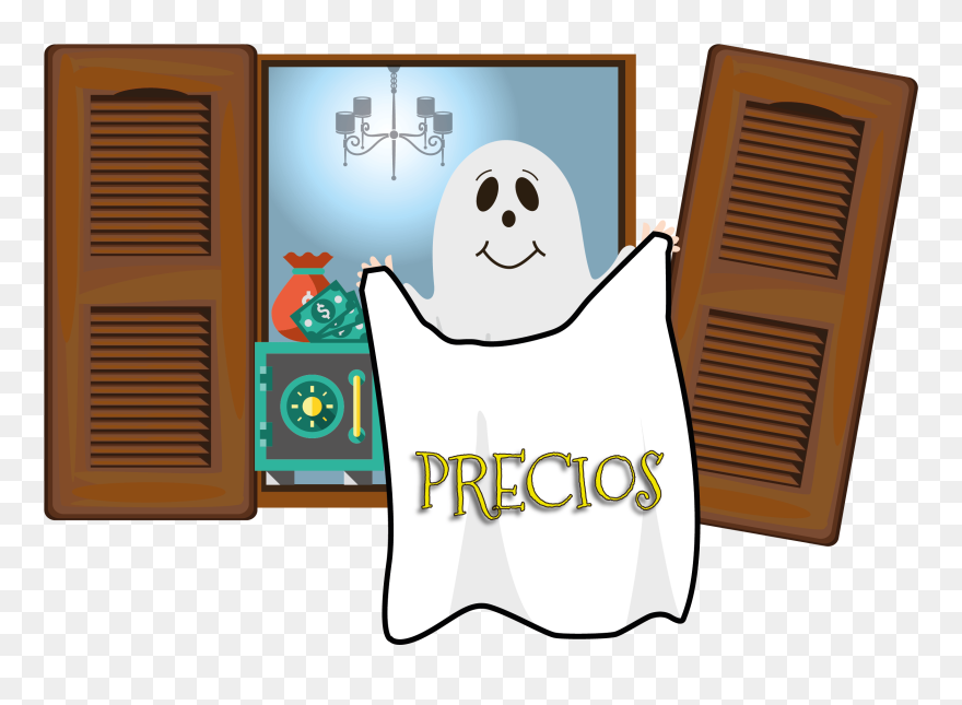 Precios La Casa Del Fantasma - Cartoon Clipart