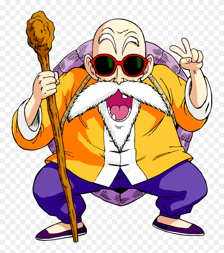 Maestro Roshi - Dragon Ball Z Maestro Roshi Clipart